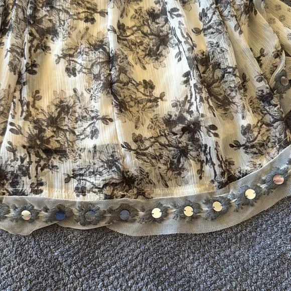 Free People Black and White Floral Dress - Picture 3 of 9